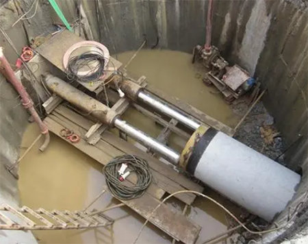 頂管施工管前挖土 頂管施工管前挖土